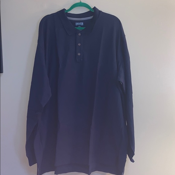 A blue long sleeve shirt - Picture 2 of 4